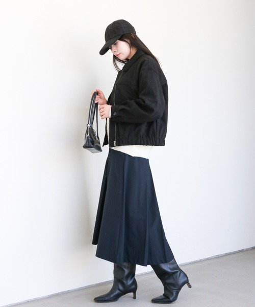 gossip!ロサンゼルス(ゴシップロサンゼルス)の「合成スエード ショートジャケット(その他アウター・レディース・ブラック/モカ/ダークブラウン/キャメル・FREE)」の18枚目の写真