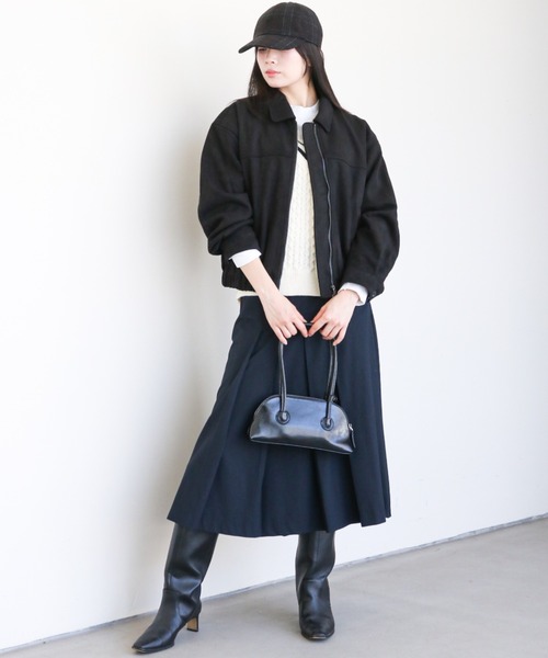 gossip!ロサンゼルス(ゴシップロサンゼルス)の「合成スエード ショートジャケット(その他アウター・レディース・ブラック/モカ/ダークブラウン/キャメル・FREE)」の17枚目の写真