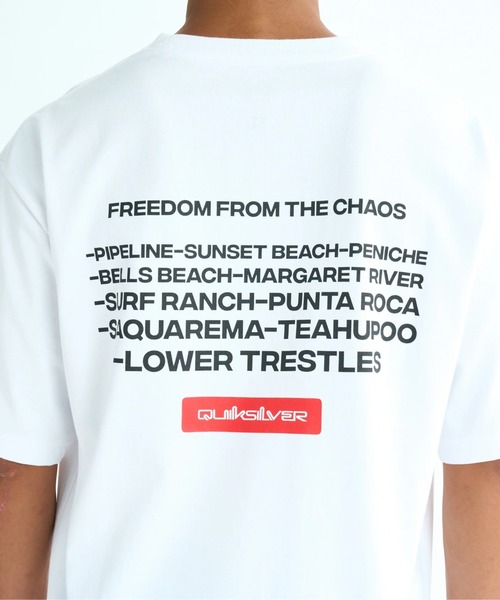Quiksilver(クイックシルバー)の「ICON OF SURF ST /クイックシルバーバックプリント半袖Tシャツ(Tシャツ/カットソー・メンズ・ブラック/ホワイト・MEDIUM/LARGE/X-LARGE)」の6枚目の写真