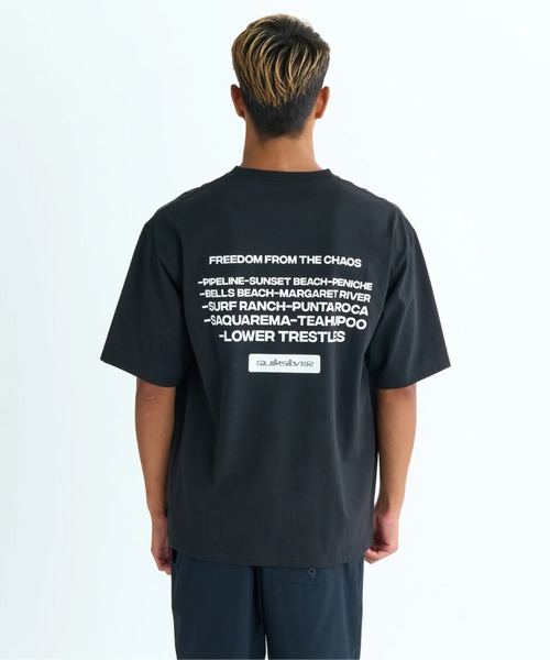 Quiksilver(クイックシルバー)の「ICON OF SURF ST /クイックシルバーバックプリント半袖Tシャツ(Tシャツ/カットソー・メンズ・ブラック/ホワイト・MEDIUM/LARGE/X-LARGE)」の12枚目の写真