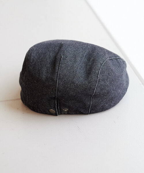 Kastane（カスタネ）の「デニム加工ハンチング（ハンチング/ベレー帽・レディース・ブラック/ブラウン・FREE）」の8枚目の写真