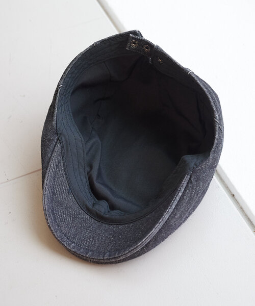 Kastane（カスタネ）の「デニム加工ハンチング（ハンチング/ベレー帽・レディース・ブラック/ブラウン・FREE）」の7枚目の写真
