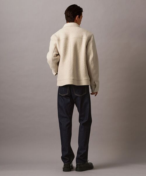 Calvin Klein(カルバン・クライン)の「クラシックトラッカー ジップアップ ブルゾン(ブルゾン・メンズ・ライトベージュ・S/M/XL/L)」の4枚目の写真