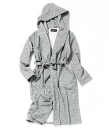 AMERICAN RAG CIE | AMERICAN RAG CIEハリヌキ天竺ダブルフェイスニットフード付ロングコート/214-LAN-B5926Z1　コーディガン【WEB限定】(その他アウター)