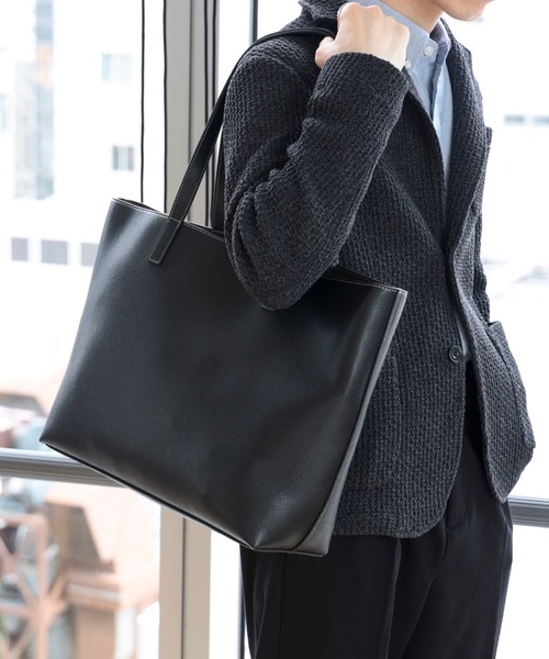 リバーシブル トートバッグ（A4サイズ収納可）【ユニセックス