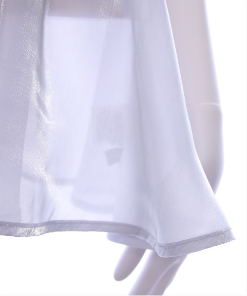 clear（クリア）の「無地&柄肩リボンペプラムブラウス[バレエコア ガーリー レイヤード]≪2025SS新作≫（シャツ/ブラウス・レディース・グレー/ピンク/ホワイト系その他・F）」の15枚目の写真