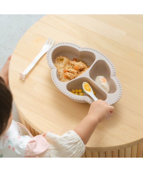 apres les cours（アプレレクール）の「Hanasakuカトラリーセット(ホワイト)（カトラリー・キッズ・オフホワイト・FREE）」の10枚目の写真