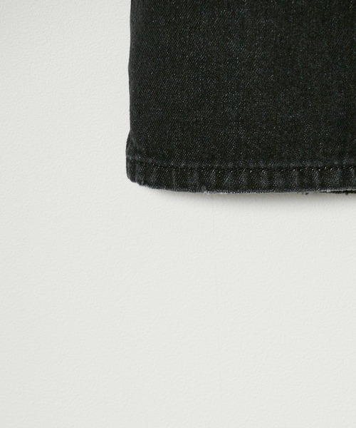 BLANK　（ブランク）の「Crushed long Denim Skirt / ダメージロングデニムスカート（デニムスカート・レディース・ブルー/ライトブルー/ブラック・S）」の17枚目の写真