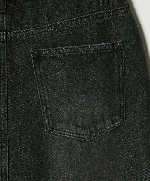 BLANK　（ブランク）の「Crushed long Denim Skirt / ダメージロングデニムスカート（デニムスカート・レディース・ブルー/ライトブルー/ブラック・S）」の18枚目の写真