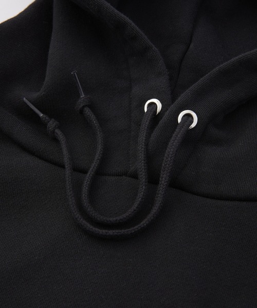 X-girl（エックスガール）の「MIX COLLEGE LOGO SWEAT HOODIE（パーカー・レディース・ブラック/アッシュ/ネイビー・S/M/L/XL）」の10枚目の写真