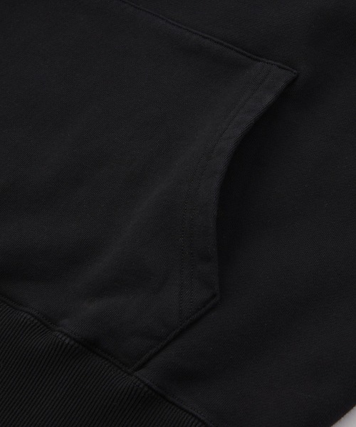 X-girl（エックスガール）の「MIX COLLEGE LOGO SWEAT HOODIE（パーカー・レディース・ブラック/アッシュ/ネイビー・S/M/L/XL）」の8枚目の写真