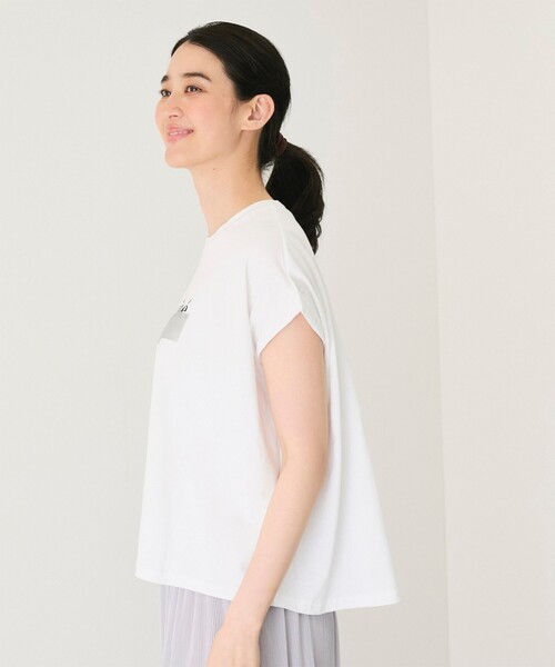 Jayro(ジャイロ)の「ライン入り英字プルオーバー(Tシャツ/カットソー・レディース・ブラック/カーキ/ホワイト系その他・M)」の12枚目の写真