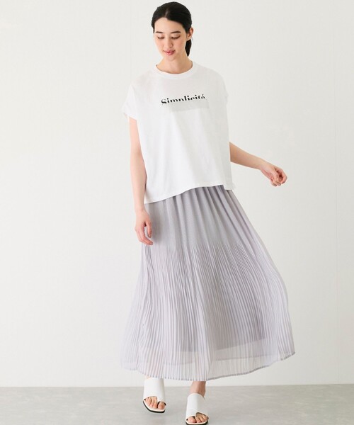 Jayro(ジャイロ)の「ライン入り英字プルオーバー(Tシャツ/カットソー・レディース・ブラック/カーキ/ホワイト系その他・M)」の14枚目の写真