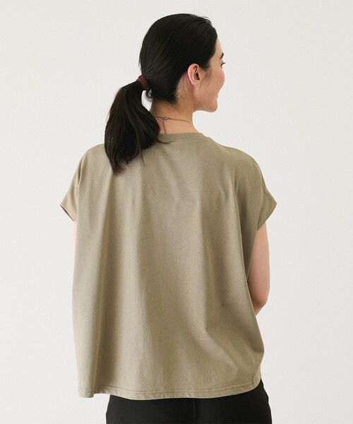 Jayro(ジャイロ)の「ライン入り英字プルオーバー(Tシャツ/カットソー・レディース・ブラック/カーキ/ホワイト系その他・M)」の19枚目の写真