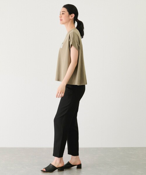 Jayro(ジャイロ)の「ライン入り英字プルオーバー(Tシャツ/カットソー・レディース・ブラック/カーキ/ホワイト系その他・M)」の22枚目の写真