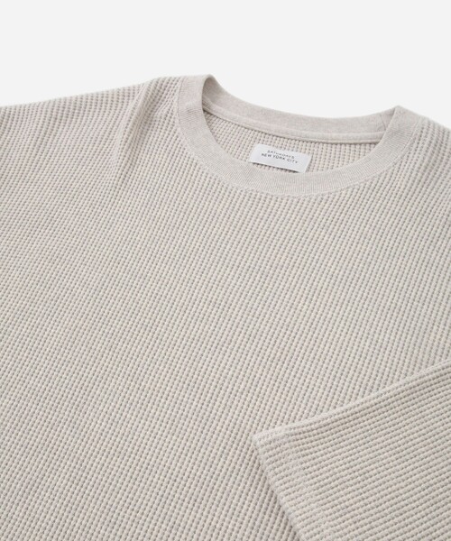 Saturdays NYC(サタデーズ ニューヨークシティ )の「Waffle 1/2 Sleeve Tee(Tシャツ/カットソー・メンズ・ネイビー/ライトグレー/ダークグリーン・L/M/S/XL)」の22枚目の写真