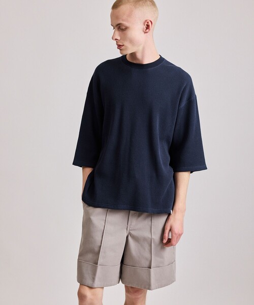Saturdays NYC サタデーズ Waffle ワッフル L/S Tシャツ shoot-403_618a0432-8b96-4d23-