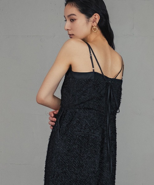 セール】シャギー キャミソール オールインワン パンツドレス 結婚式