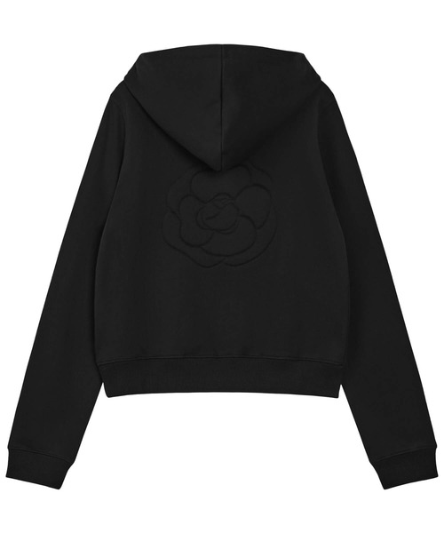 EMIS(イミス)の「(WOMENS) ROSE HOODIE(スウェット・レディース・ブラック/ミックスグレー/ピンク・FREE)」の5枚目の写真