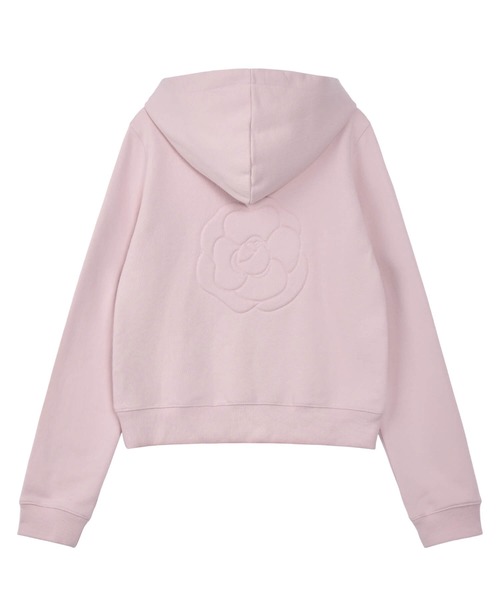 EMIS(イミス)の「(WOMENS) ROSE HOODIE(スウェット・レディース・ブラック/ミックスグレー/ピンク・FREE)」の14枚目の写真