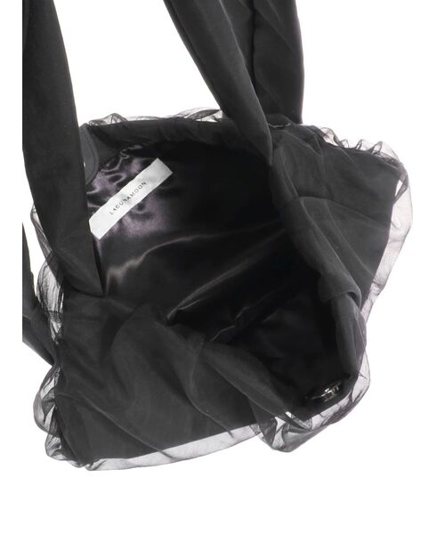 LAGUNAMOON(ラグナムーン)の「メッシュリボンバッグ(ショルダーバッグ・レディース・ブラック・FREE)」の7枚目の写真
