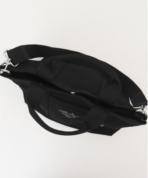 LIZDAYS(リズデイズ)の「LIZDAYS 仕切り付き 2WAY キャンバストートバッグ(トートバッグ・レディース・ブラック/ライトグレー/ホワイト系その他/ライトブラウン/ダークグレー・FREE)」の11枚目の写真