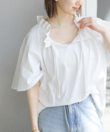 《WEB限定追加2》フリルリボンTシャツ