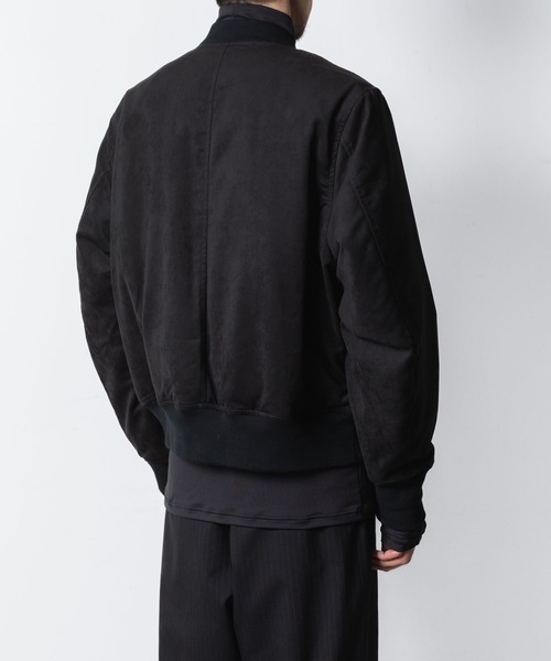 VEIN (ヴェイン)の「シンセティック スエードレザー ボンバーJKT / SYNTHETIC SUEDE LEATHER BOMBER JKT(MA-1・メンズ・ブラウン/ブラック・1/2/3)」の7枚目の写真