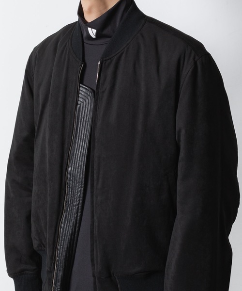 VEIN (ヴェイン)の「シンセティック スエードレザー ボンバーJKT / SYNTHETIC SUEDE LEATHER BOMBER JKT(MA-1・メンズ・ブラウン/ブラック・1/2/3)」の8枚目の写真