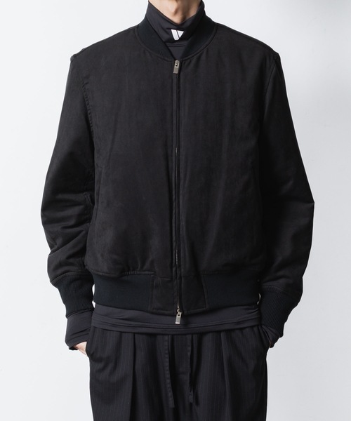 セール】シンセティック スエードレザー ボンバーJKT / SYNTHETIC
