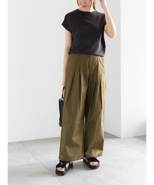 Te chichi（テチチ）の「フレンチスリーブニット（ニット/セーター・レディース・シルバー/ブルー/チャコールグレー/オレンジ/グリーン/ブラウン・F）」の14枚目の写真