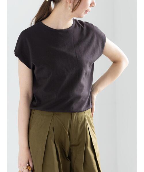 Te chichi（テチチ）の「フレンチスリーブニット（ニット/セーター・レディース・シルバー/ブルー/チャコールグレー/オレンジ/グリーン/ブラウン・F）」の15枚目の写真