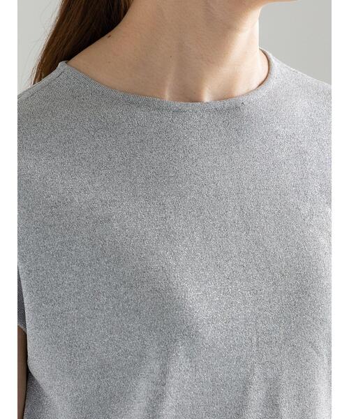 Te chichi（テチチ）の「フレンチスリーブニット（ニット/セーター・レディース・シルバー/ブルー/チャコールグレー/オレンジ/グリーン/ブラウン・F）」の21枚目の写真