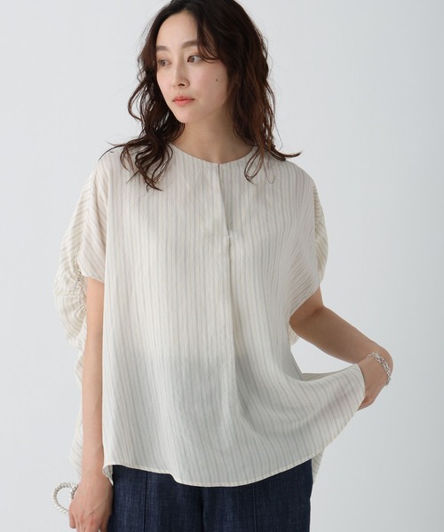 セール】ダブルストライプブラウス/492236（シャツ/ブラウス）｜Elura