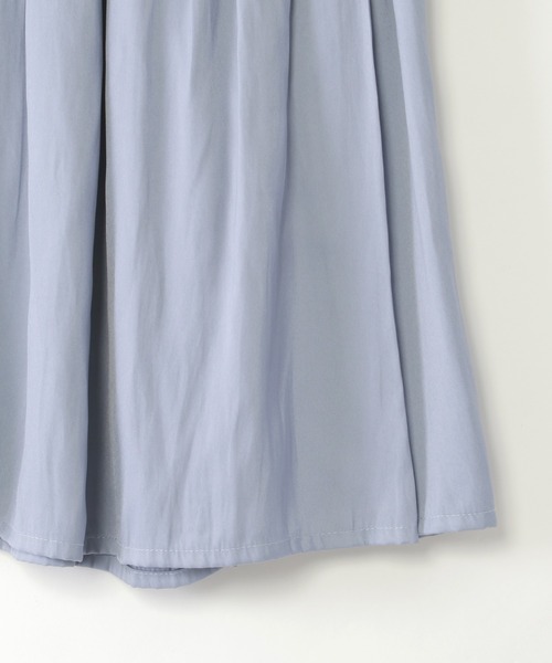 ikka(イッカ)の「【親子コーデ】ボリュームラップスカーチョ(120~160cm)(その他パンツ・キッズ・ブルー/チャコールグレー・120/130/140/150/160)」の4枚目の写真