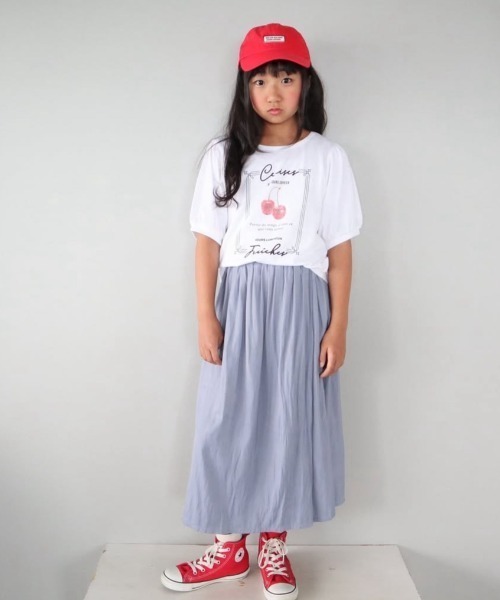 ikka(イッカ)の「【親子コーデ】ボリュームラップスカーチョ(120~160cm)(その他パンツ・キッズ・ブルー/チャコールグレー・120/130/140/150/160)」の16枚目の写真