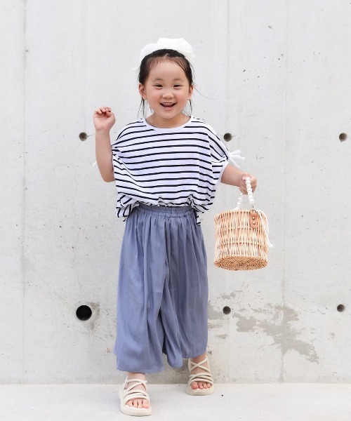 ikka(イッカ)の「【親子コーデ】ボリュームラップスカーチョ(120~160cm)(その他パンツ・キッズ・ブルー/チャコールグレー・120/130/140/150/160)」の17枚目の写真