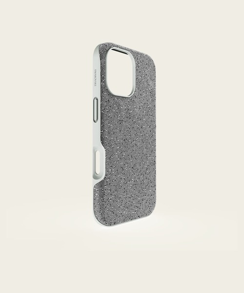 スワロフスキー　High スマートフォンケース　iPhone® 16 Pro High smartphone case, Scattered design, iPhone® 16 Pro, Black