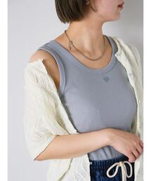 ehka sopo | ハートカットワークタンクトップ(タンクトップ)