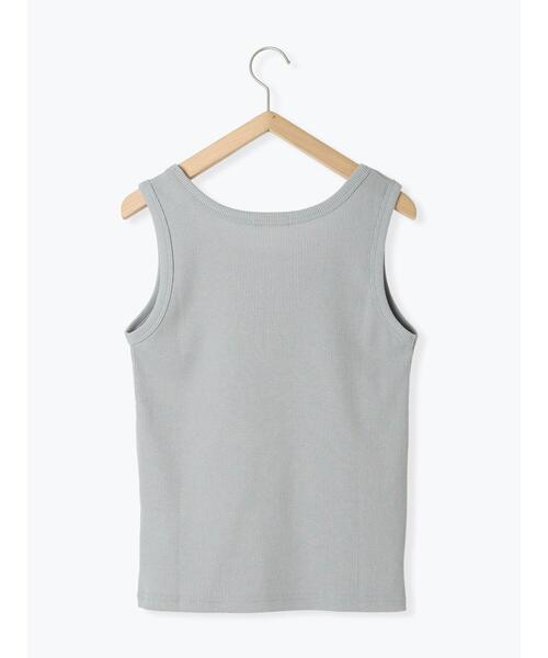 ehka sopo（エヘカソポ）の「ハートカットワークタンクトップ（タンクトップ・レディース・モカ/ブラック/サックスブルー/オフホワイト・F）」の18枚目の写真