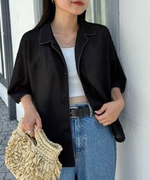 「CIAOPANIC」 長袖シャツ ONE SIZE ブラック レディース CIAOPANIC 「CIAOPANIC」 長袖シャツ ONE SIZE ブラック