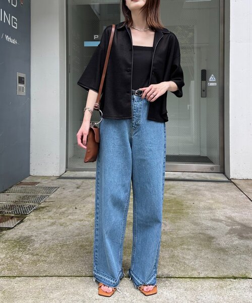 CIAOPANIC TYPY（チャオパニックティピー）の「アソート柄レース開襟シャツ（シャツ/ブラウス・レディース・オフホワイト/ブラウン/ブラック・ONE SIZE）」の22枚目の写真