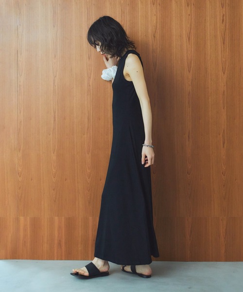 LIENCOEUR（リアンクール）の「フレアカットワンピース（ワンピース・レディース・ブラック/グレー・FREE）」の15枚目の写真