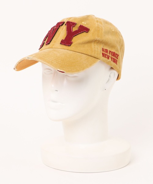 MEMECLE（メメクル）の「【 MEMECLE / メメクル 】ヴィンテージN Yビッグロゴキャップ（キャップ・レディース・チャコール/ピンク/カーキ・FREE）」の5枚目の写真