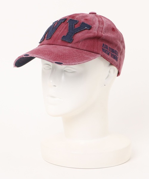 MEMECLE（メメクル）の「【 MEMECLE / メメクル 】ヴィンテージN Yビッグロゴキャップ（キャップ・レディース・チャコール/ピンク/カーキ・FREE）」の11枚目の写真