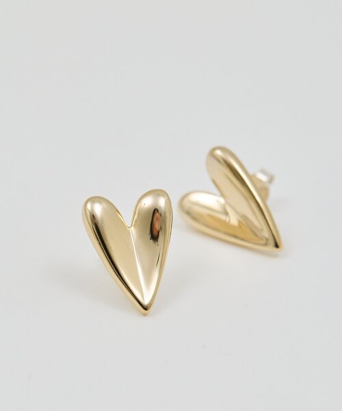 GALLARDAGALANTE（ガリャルダガランテ）の「ハートスタッドピアス（ピアス（両耳用）・レディース・シルバー系その他4/ゴールド系その他6・FREE）」の3枚目の写真