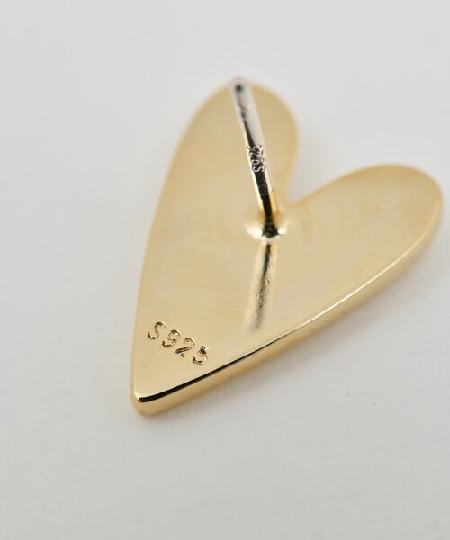 GALLARDAGALANTE（ガリャルダガランテ）の「ハートスタッドピアス（ピアス（両耳用）・レディース・シルバー系その他4/ゴールド系その他6・FREE）」の6枚目の写真