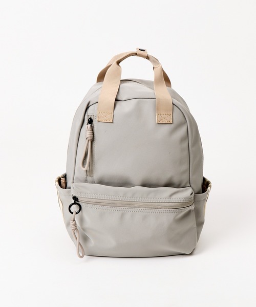 L.R.M(エルアールエム)の「【 L.R.M / エルアールエム 】トラックラインハンドルリュック MMI(バックパック/リュック・レディース・ブラック/アイボリー/グレイッシュベージュ・FREE)」の11枚目の写真