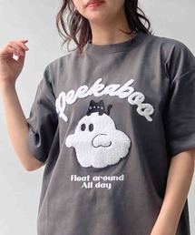 AS KNOW AS plus（アズノゥアズプラス）の「●選べるキャラクターデザイン サガラ刺繍半袖Tシャツ（サメ・モンスター・おばけ）（Tシャツ/カットソー）」