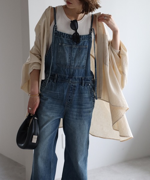 Bonjour Sagan（ボンジュールサガン）の「リネンライクフレアシャツ（シャツ/ブラウス・レディース・ライトベージュ/ネイビー/オフホワイト・FREE）」の17枚目の写真